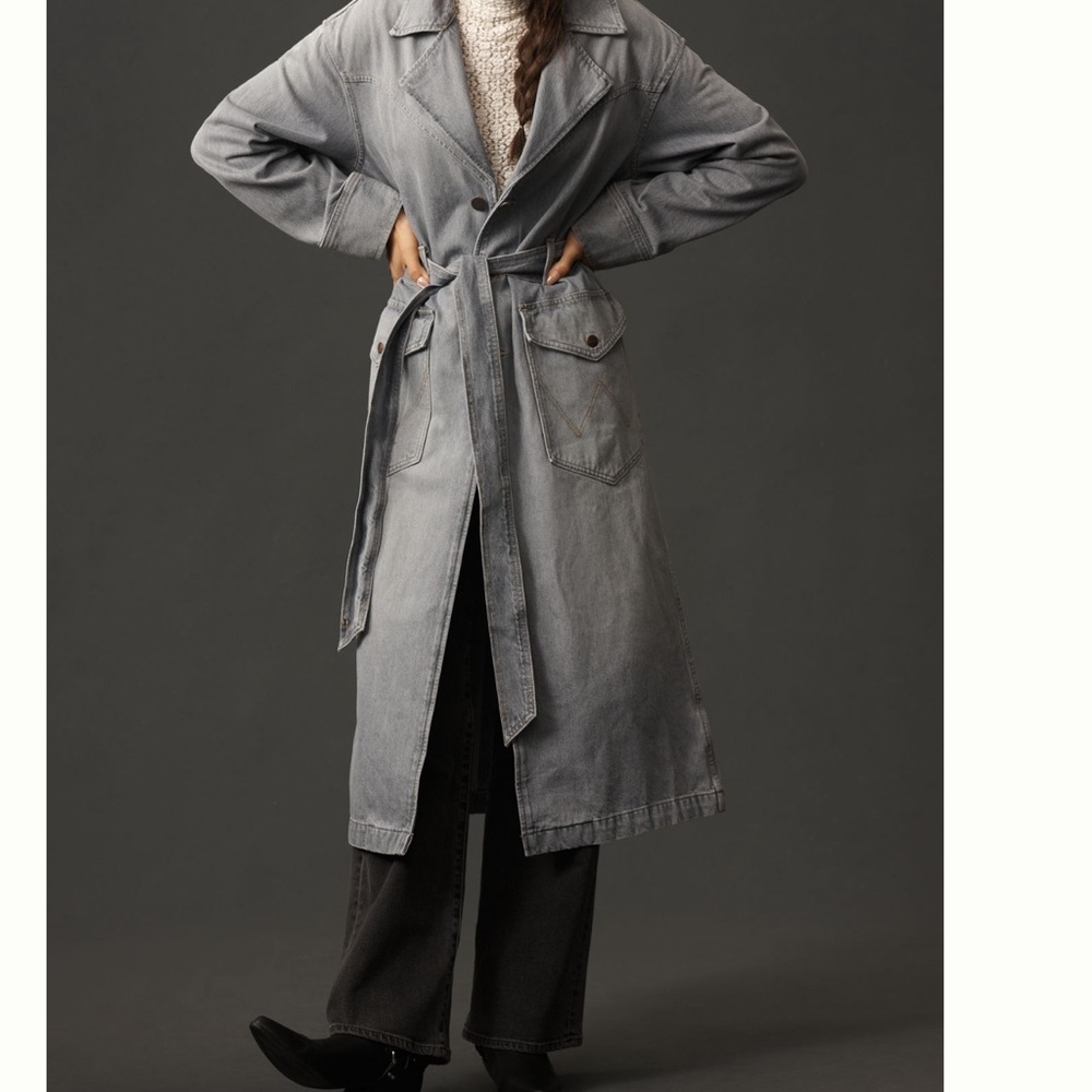Wrangler Women’s western Denim Trench Coat NWT